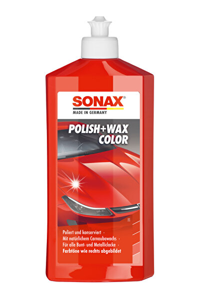 Sonax Renkli Nano Parlatıcı ve Koruyucu Cila Kırmızı 500 ml