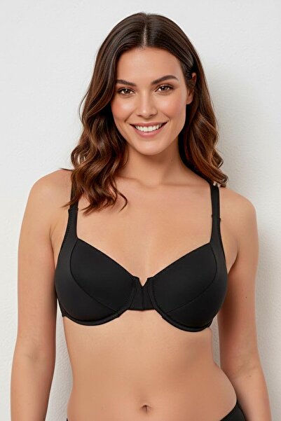 AYYILDIZ 63535 Μαύρο Smooth Μπικίνι Τοπ