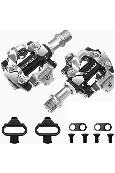 BUCKLOS دواسات الدراجات الجبلية SPD-M760 دواسة ذاتية القفل للدراجات الجبلية ل...