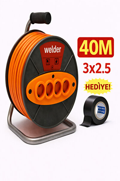 Welder MAKARALI UZATMA KABLOSU 3x2.5 40 METRE