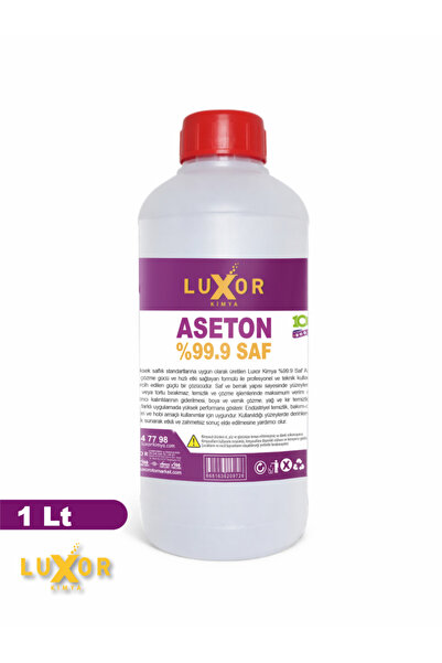 Luxor Kimya %99.9 Saf Aseton 1 Lt