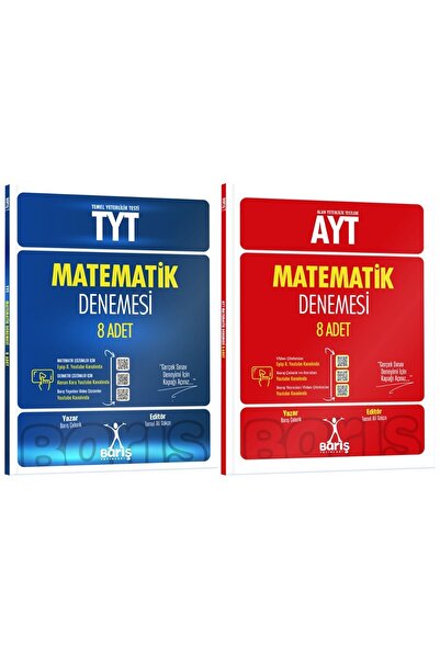 Barış Yayınları TYT - AYT 8+8 Matematik Deneme Seti