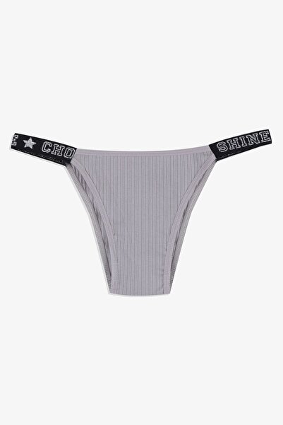 koza iç giyim Γυναικεία εσώρουχα Brazilian με ελαστικό ριμπ 3 τεμαχίων