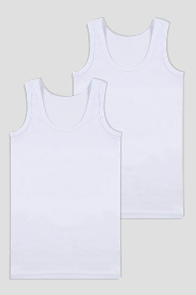 koza iç giyim Boy's 2-Piece Cotton Tank Top