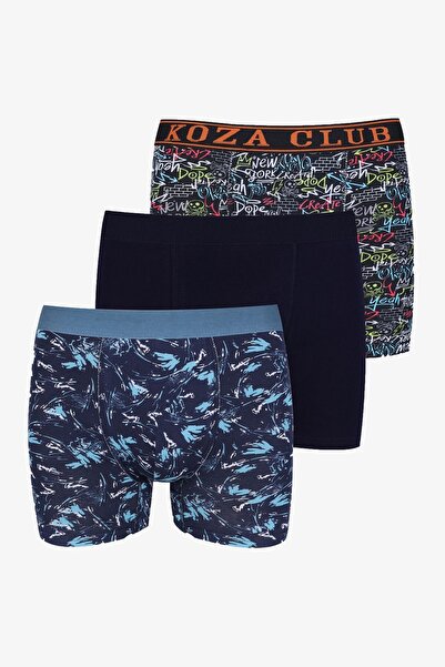 koza iç giyim Ανδρικά μπόξερ από βαμβακερά λύκρα 3 τεμαχίων