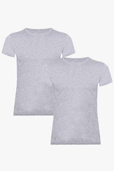 koza iç giyim Ανδρικό T-Shirt 2 τεμαχίων Basic Lycra