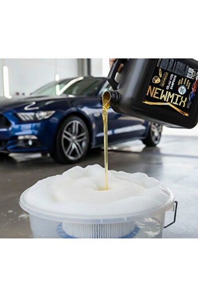 NEWMİX Gold Serisi Cilalı Oto Araba Şampuanı 1000 ml