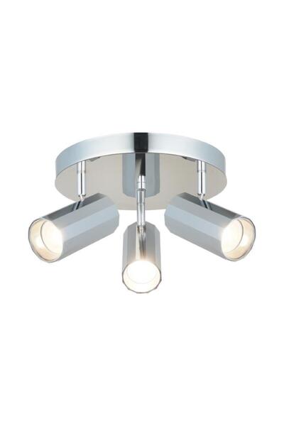 LUCEA OKTANO KROM 3'LÜ PLAFONYER AVİZE