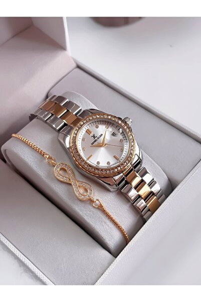 Daniel Klein ساعة دانيال كلاين النسائية - مقاومة للماء، سوار فولاذي هدية