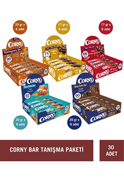 CORNY Bar Tanışma Paketi x 30 Adet