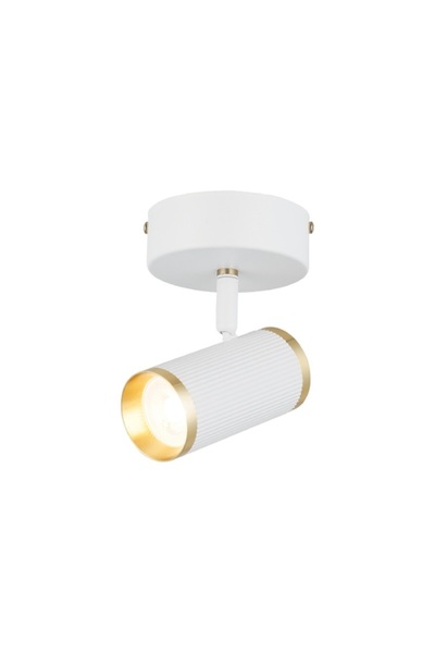 LUCEA LUME TEKLİ BEYAZ-ANTIK LAK PLAFONYER 1XGU10