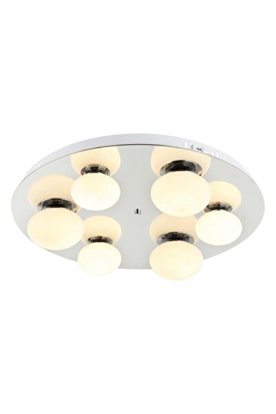 LUCEA CATTIVA KROM 6'LI LEDLİ PLAFONYER AVİZE 3000K