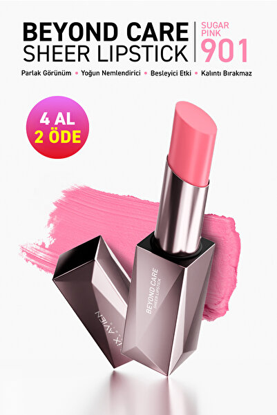 Alix Avien Beyond Care Sheer Lipstick 901 - Sugar Pink - Yoğun Nemlendirici B...