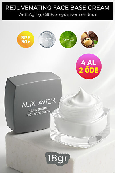 Alix Avien Rejuvenating Face Base Cream - Çok Amaçlı Gençleştirici Makyaj Baz...