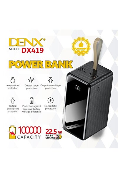 Generic DENX 100000mAh Power Bank, 22.5W Fast Charging, Portable Charger with...