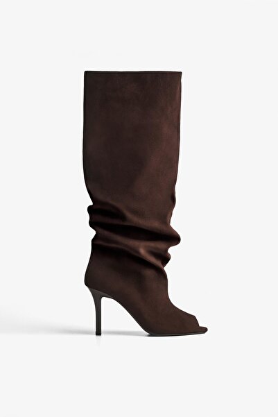 Bershka Stiletto topuklu açık çizme