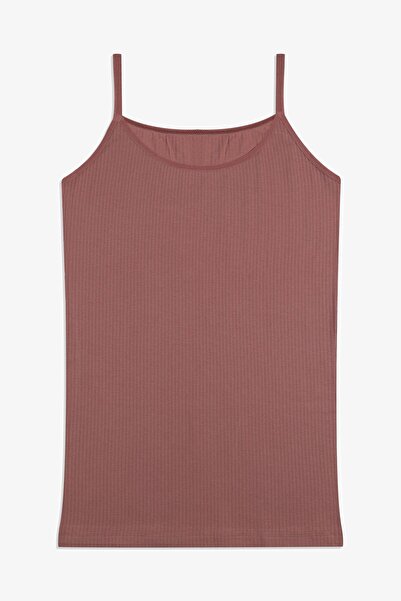 koza iç giyim قميص داخلي نسائي من القطن الليكرا بحزام حبل