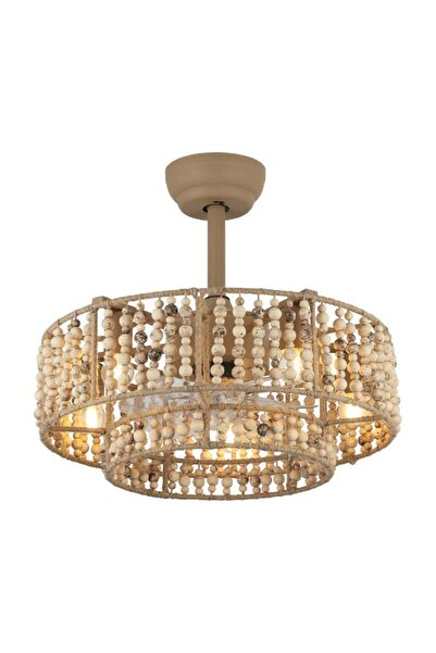 LUCEA VANTONE 03 KREM 5'Lİ PLAFONYER PERVANELİ AVİZE