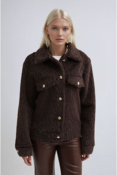 Lijuri Front pocket Faux Fur Coat 7101 r6-g-k2