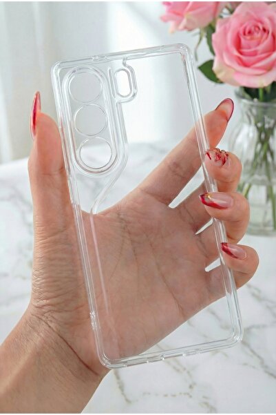 Fibaks Camon 40 pro case transparent camera full protection soft shock absorb...