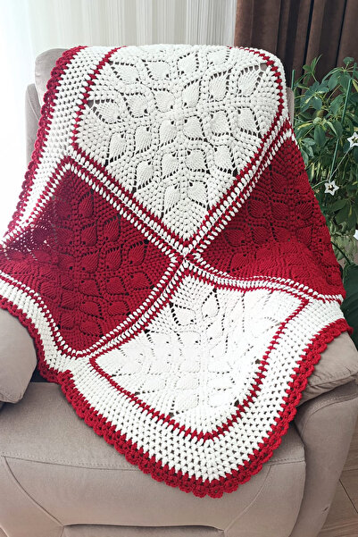 nftart.design Hand Knitted Sofa Shawl & TV Blanket & Knee Blanket