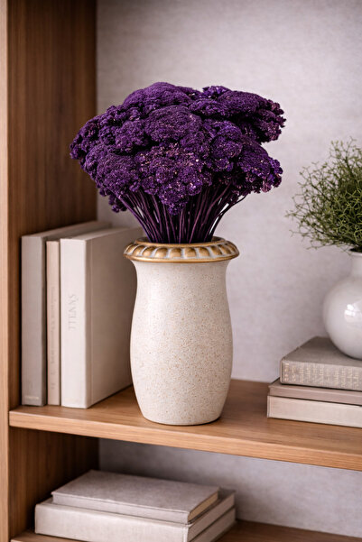 ÇINARASYADAHOME مظلة عشب تسخير زهرة جافة 8-10 فروع (ACHILEA FLIPENDULINA) CIV...