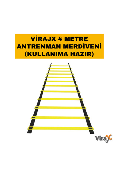 virajx Çantalı Futbol, Basketbol, Antrenman, Kordinasyon Seti Atlama İpi Hediyeli