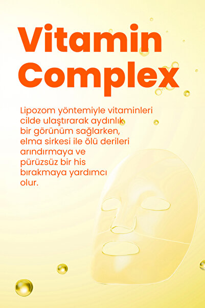 Dermal Vitamin Hydrojel Şeffaflaşan Kore Yüz Maskesi Nemlendirici Eriyen Maske 34 gr.
