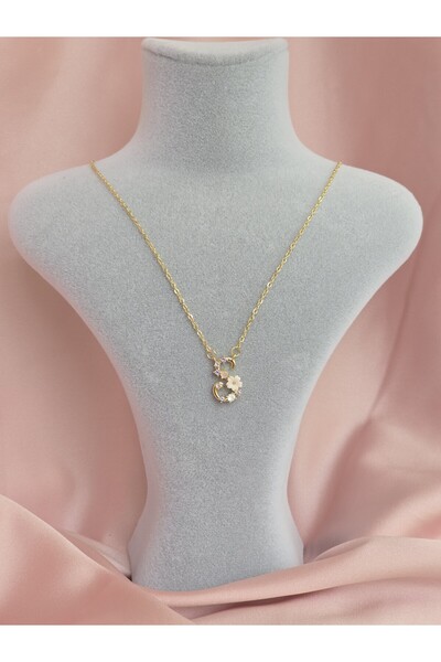 Glamluxe قلادة من الفولاذ بحروف