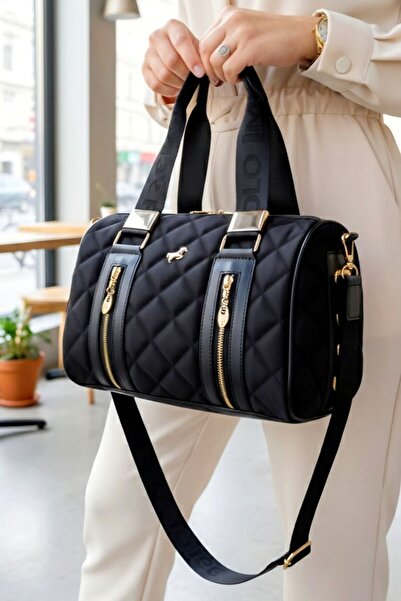 Miami Polo حقيبة يد وكتف نسائية من جوستبولو بتصميم أسطواني