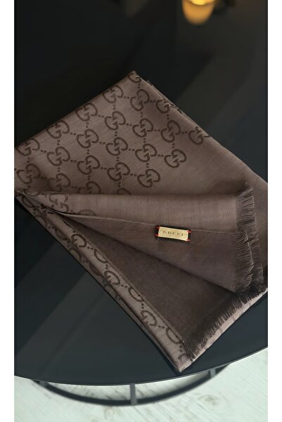 Helyabutik İnce Kumaş G Tema Pamuklu Şal Yün İpek Şal 4 Mevsim Çift Taraflı