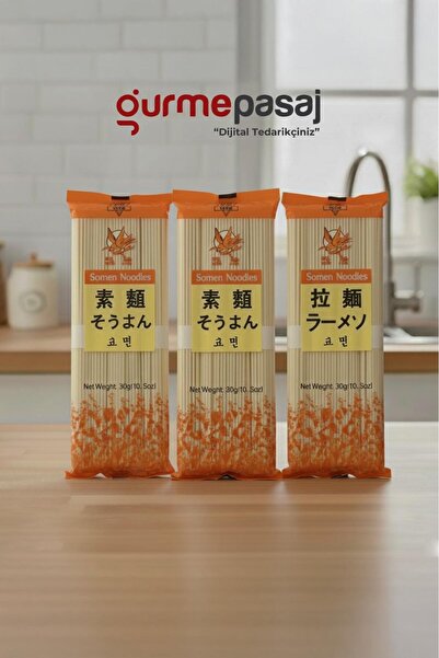Smart Pigeon Somen Noodle Erişte 300 G x 3 Adet