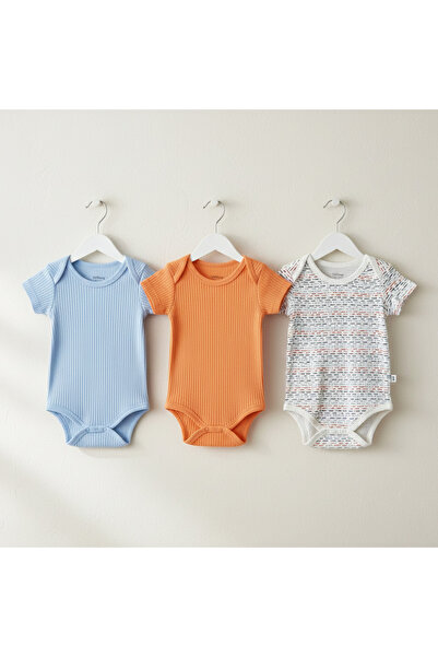 Tiffany Baby Striped Theme 3'lü Yarım Kol Body 53008