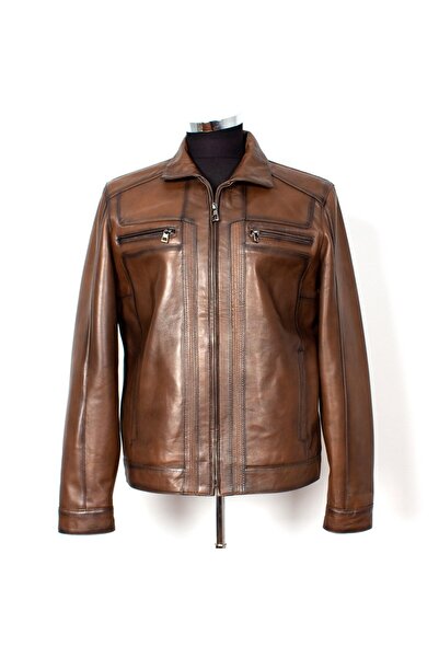 Celal Gültekin Fındık Erkek Deri Mont  557 533 E-16960