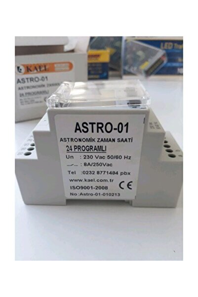 KAEL Astro-01 Astronomik Zaman Saati Değiştirilebilir Pil 8 A (ASTRO-01 24 PROGRAMLI)