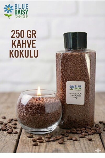 BlueDaisyCandle Inci Tozu Mum ( 30 Adet Fitil Ile ) Kahve Kokulu Sonsuzluk Mu...