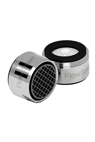 FlowSmart™ Su Tasarruf Aeratörü 5 L/dk | ØM22/F24 Uyumlu Çift Pasolu Gömlekli Perlatör | %75 Tasarruf