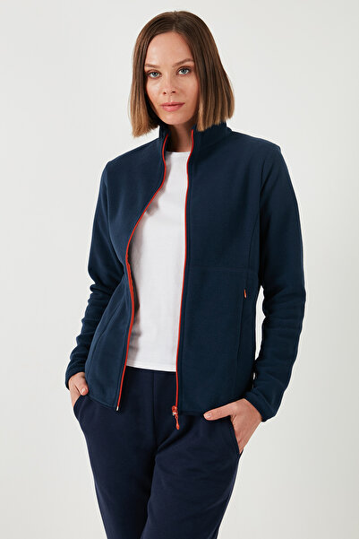 Lela Cardigan din lână slim fit anti-pilling - cu fermoar 5907012