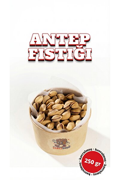 ÇITLAT ÇEREZ SHOP Antep Fıstığı Ana Çıtlak Yeni Mahsül Kavrulmuş 250 Gr