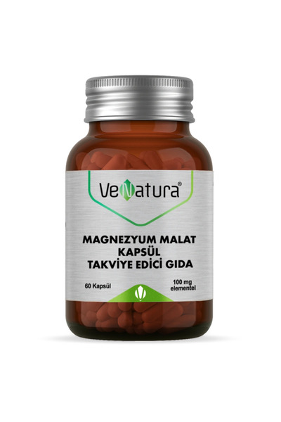 VeNatura Magnezyum Malat Takviye Edici Gıda 60 Kapsül