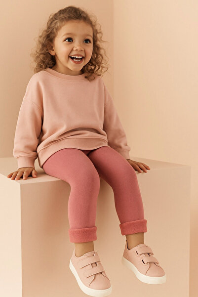 Katia&Bony İçi Havlu Çocuk Tayt Faded Pembe