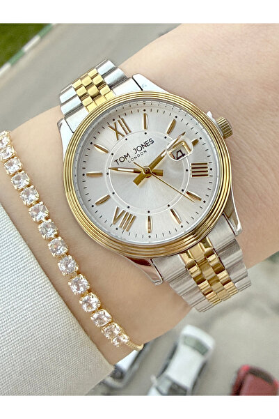 Tom Jones ساعة يد نسائية وسوار هدية