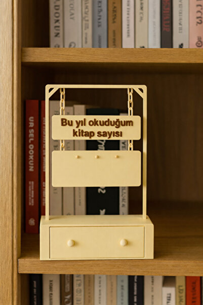 Gift Studio Kitap Okuma Sayacı - Kitaplık Aksesuar - Kitap Okuma Motivasyon