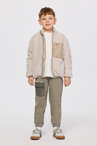 Panço Erkek Çocuk Pelüş Taş Ceket