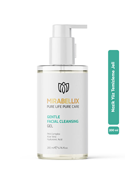 Mirabellix Nazik & Nemlendirici Yüz Temizleme Jeli – Hyaluronik Asit, Aloe Ve...