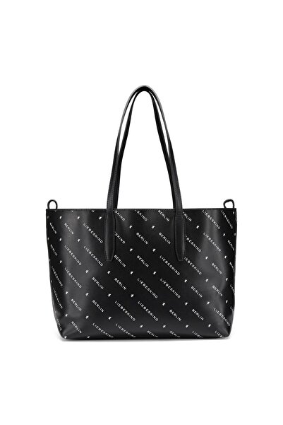 liebeskind Monogram Schultertasche Leder 47 cm