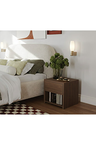 Normod Rend Tek Çekmeceli İskandinav Komodin - Çizilmeye Dayanıklı, Premium K...