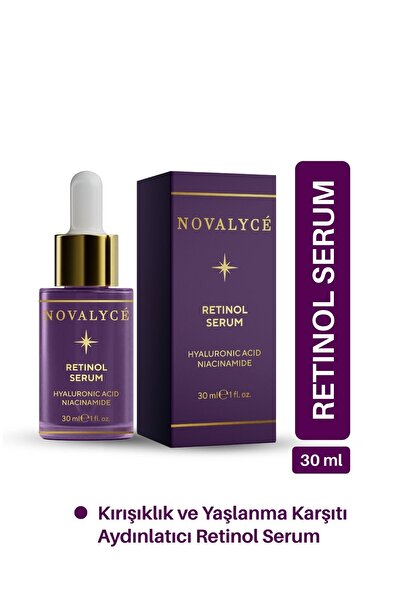 Novalyce Retinol Serum – Yaşlanma Karşıtı, Kırışıklık Azaltıcı Yüz Bakım Serumu