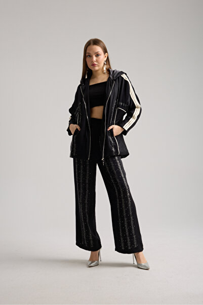 REVOLUTIONWEAR Taş Printed Sports Tracksuit Set