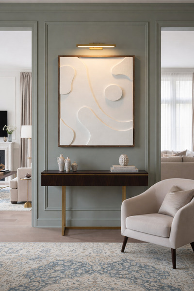 Lotus Home&More El Yapımı-Ahşap Çerçeveli-3 Boyutlu-Dokulu-Alçı Tablo-Modern ...